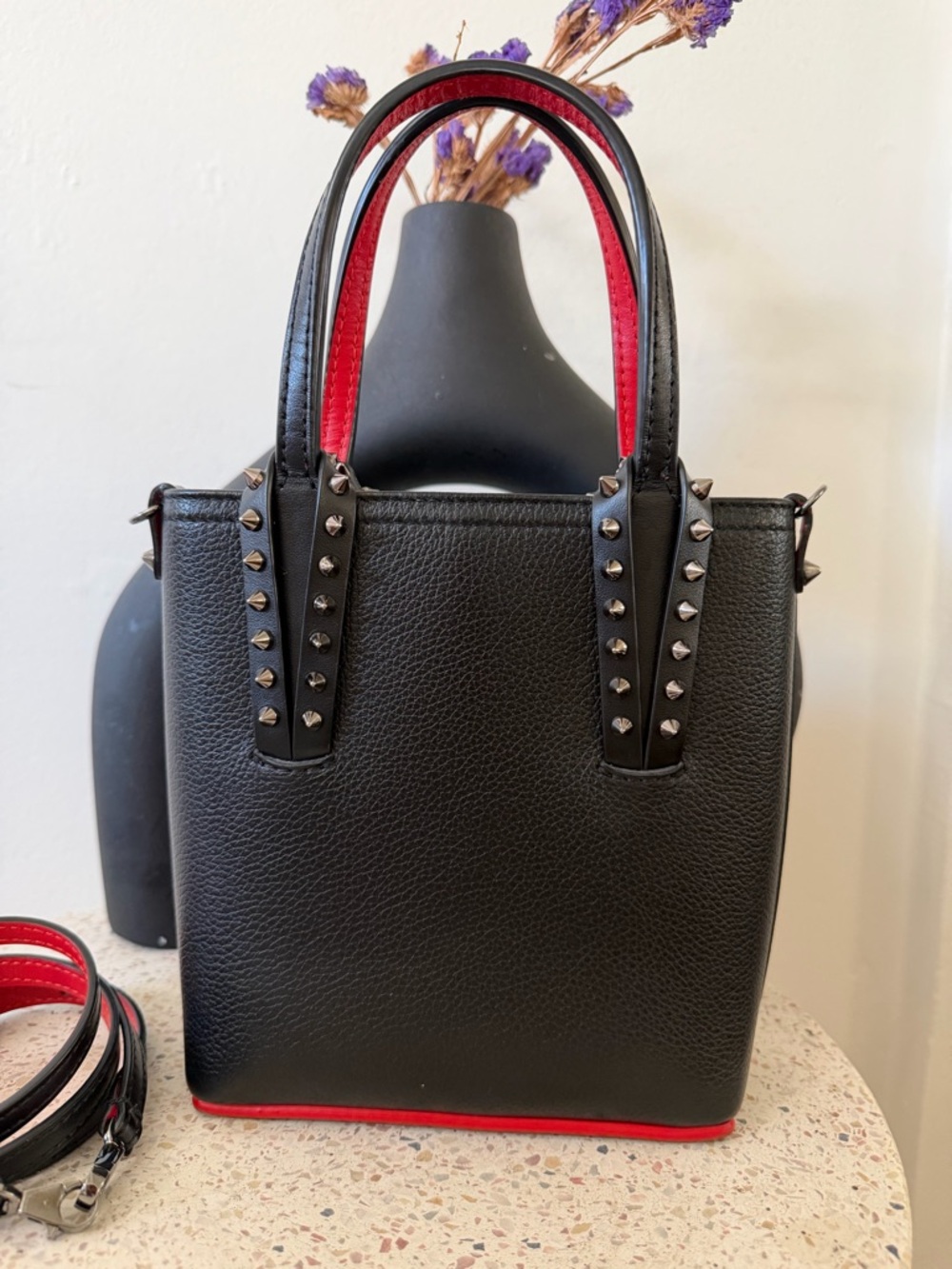 CHRISTIAN LOUBOUTIN CABATA MINI TOTE BAG - Picture 7 of 13